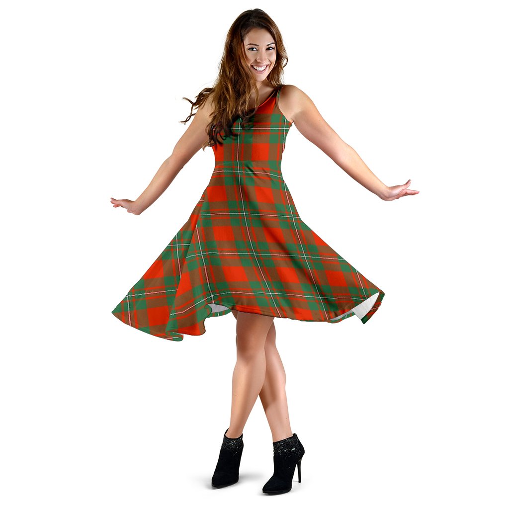 MacGregor Ancient Tartan Midi Dress