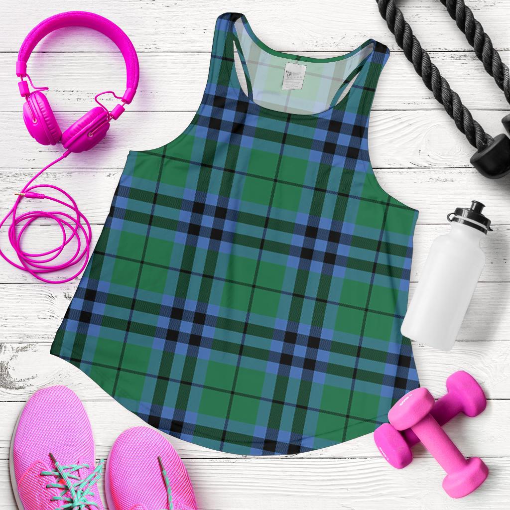 Keith Ancient Tartan Women Racerback Tank Top