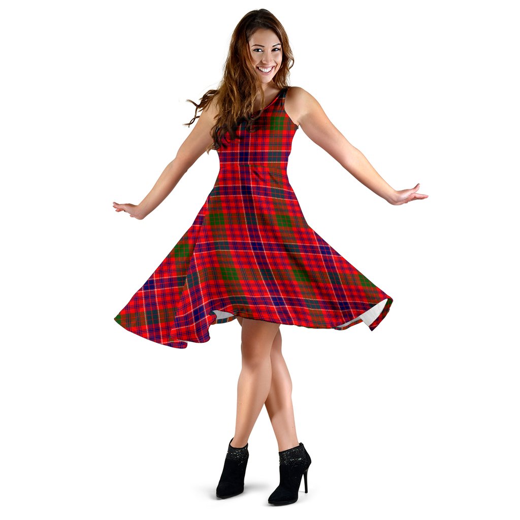 MacRae Modern Tartan Midi Dress