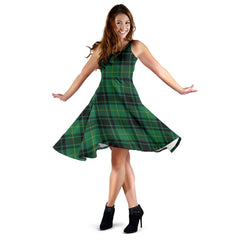 Macarthur Ancient Tartan Midi Dress