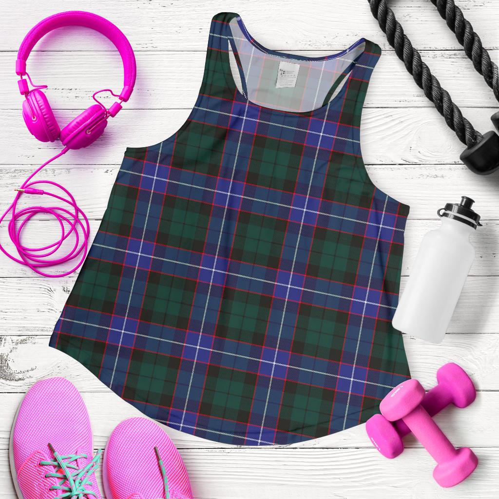 Hunter Modern Tartan Women Racerback Tank Top