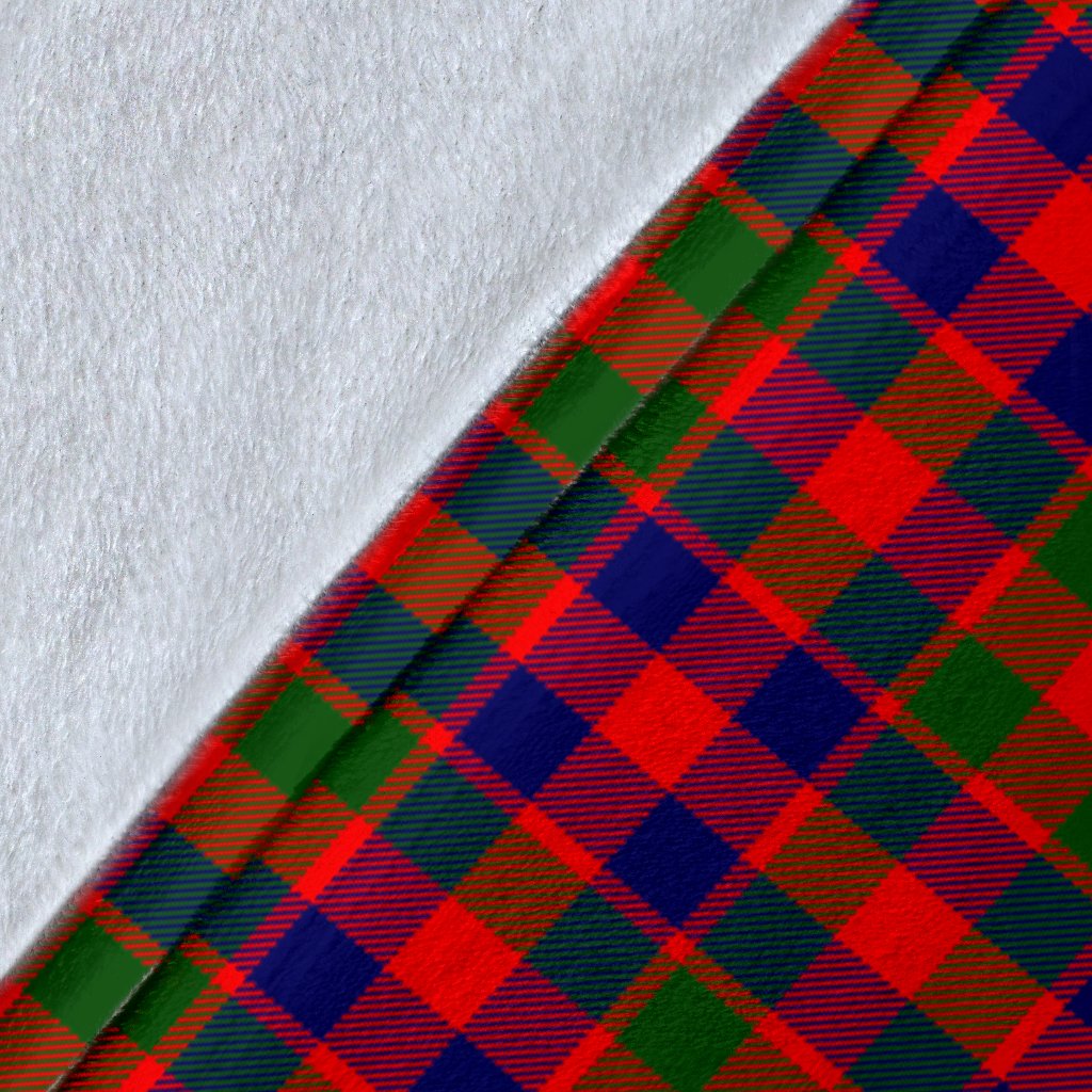 Gow (or McGouan) Tartan Crest Blankets