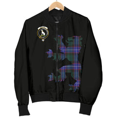 Hunter Tartan Crest Bomber Jacket