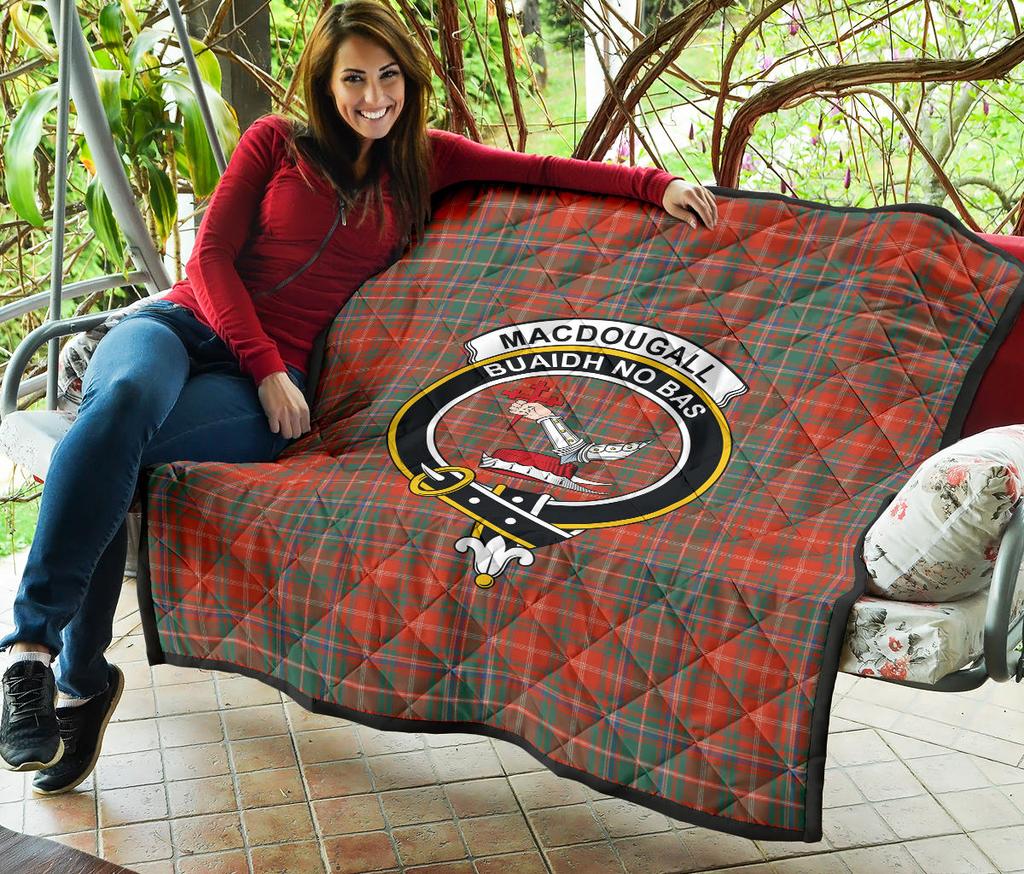 Macdougall Family Modern Tartan Quilt
