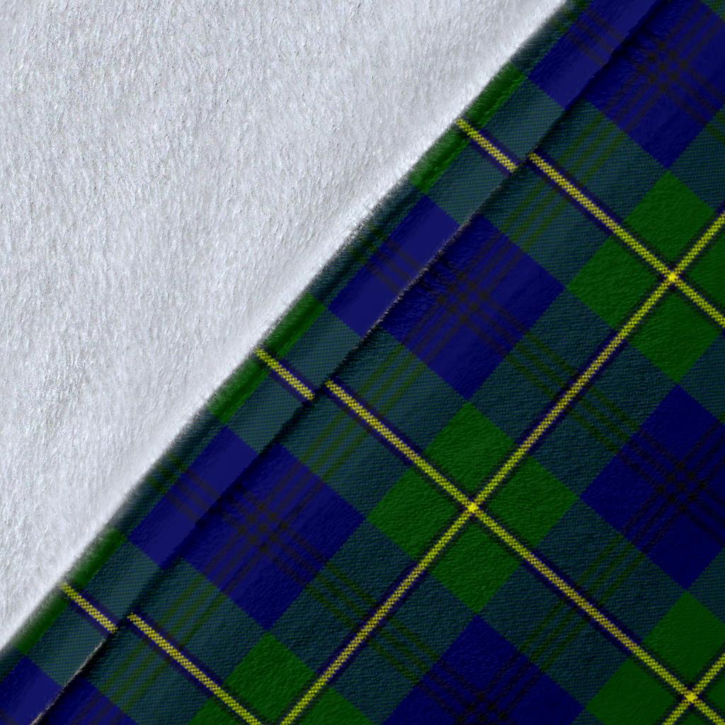 Johnston Modern Tartan Crest Blanket - 3 Sizes