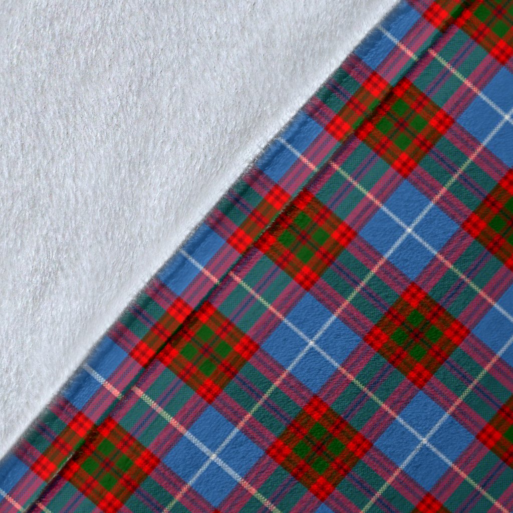 Crichton Family Tartan Crest Blanket - 3 Sizes