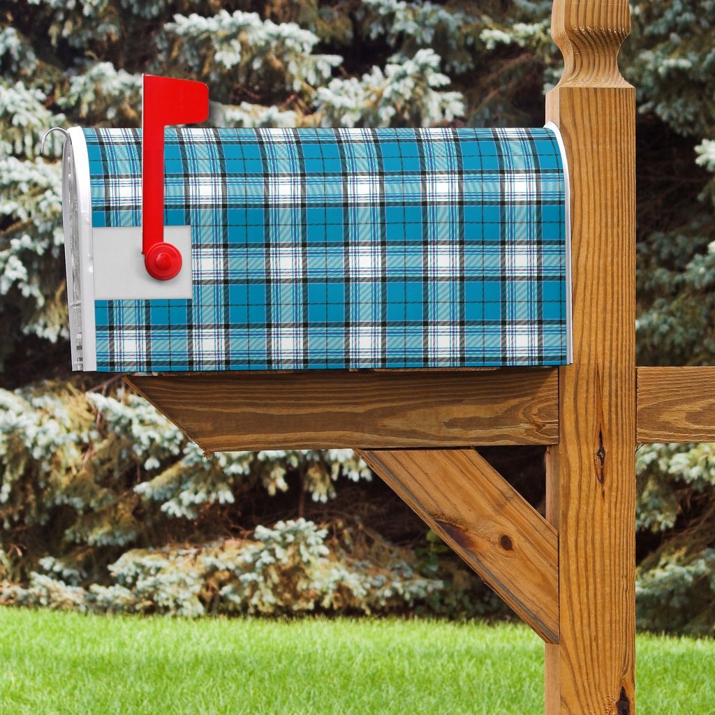 Turquoise MacKellar Tartan Mailbox