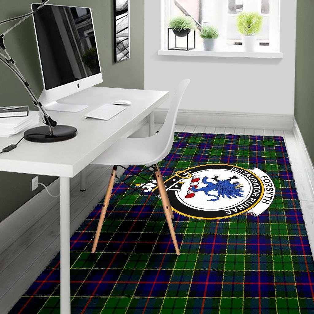 Forsyth Tartan Crest Area Rug