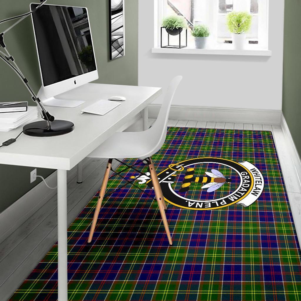 Whitelaw Tartan Crest Round Rug