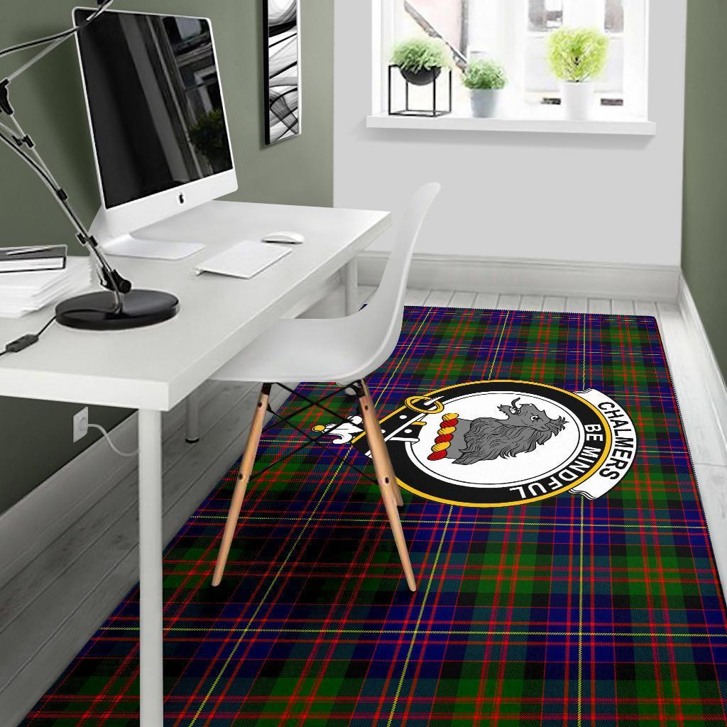 Chalmers Tartan Crest Area Rug