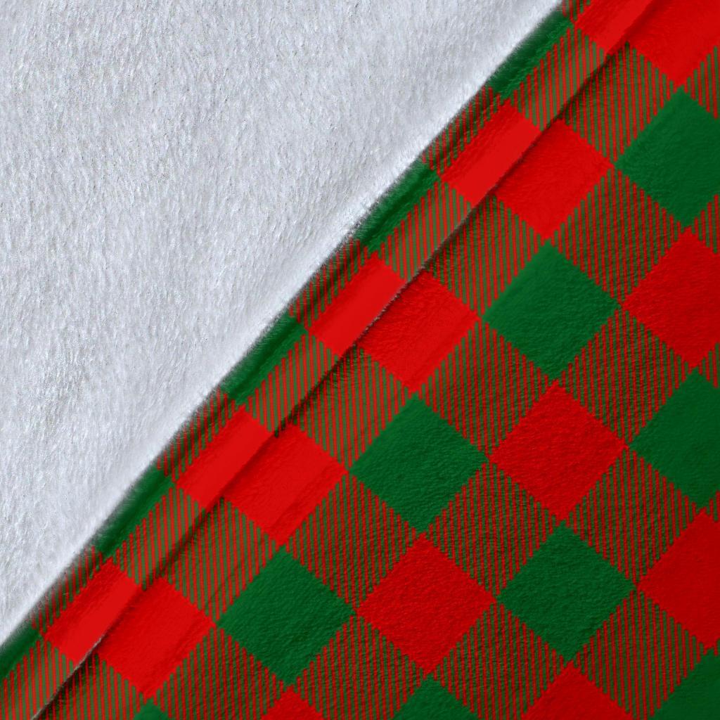 Moncrieffe Tartan Crest Blanket Wave Style