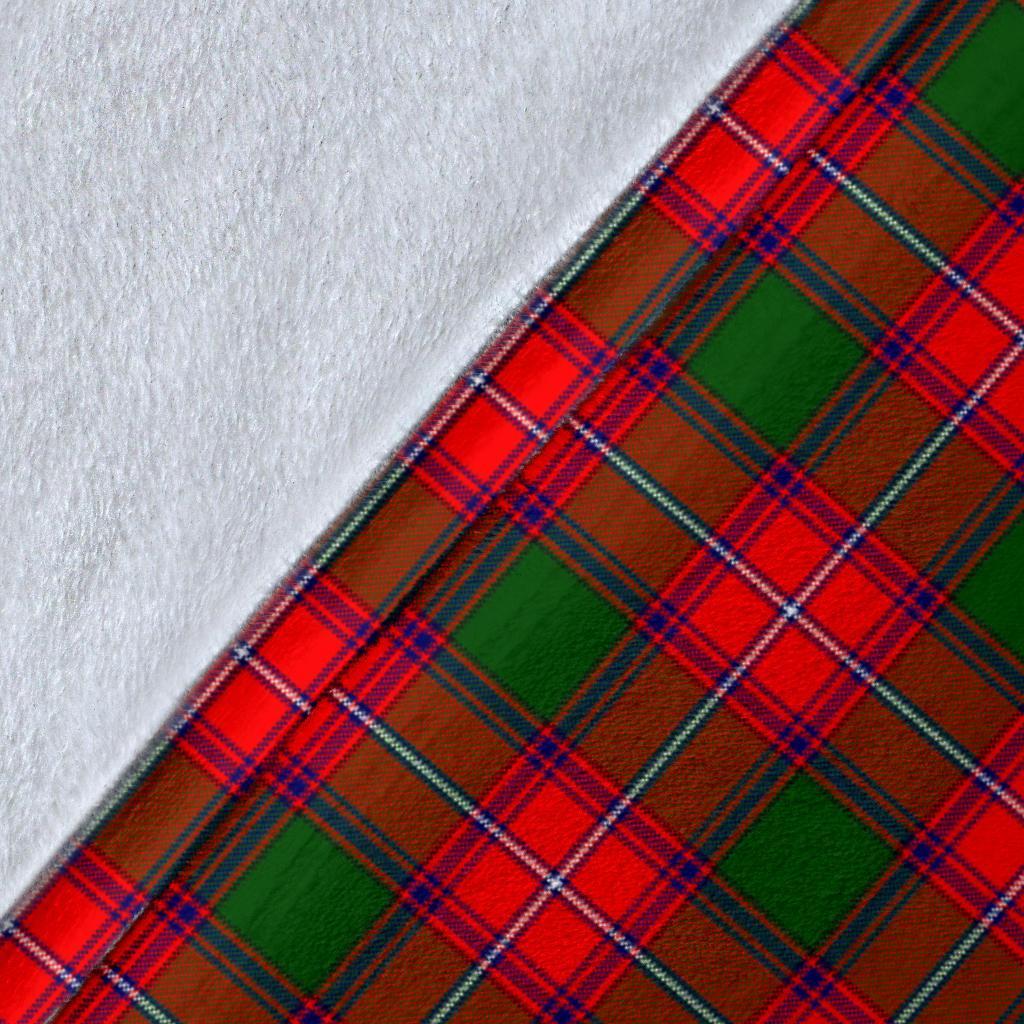 Rattray Modern Tartan Crest Blanket Wave Style