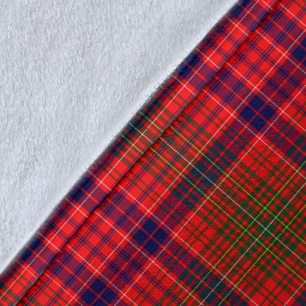 Lumsden Modern Tartan Crest Blanket Wave Style