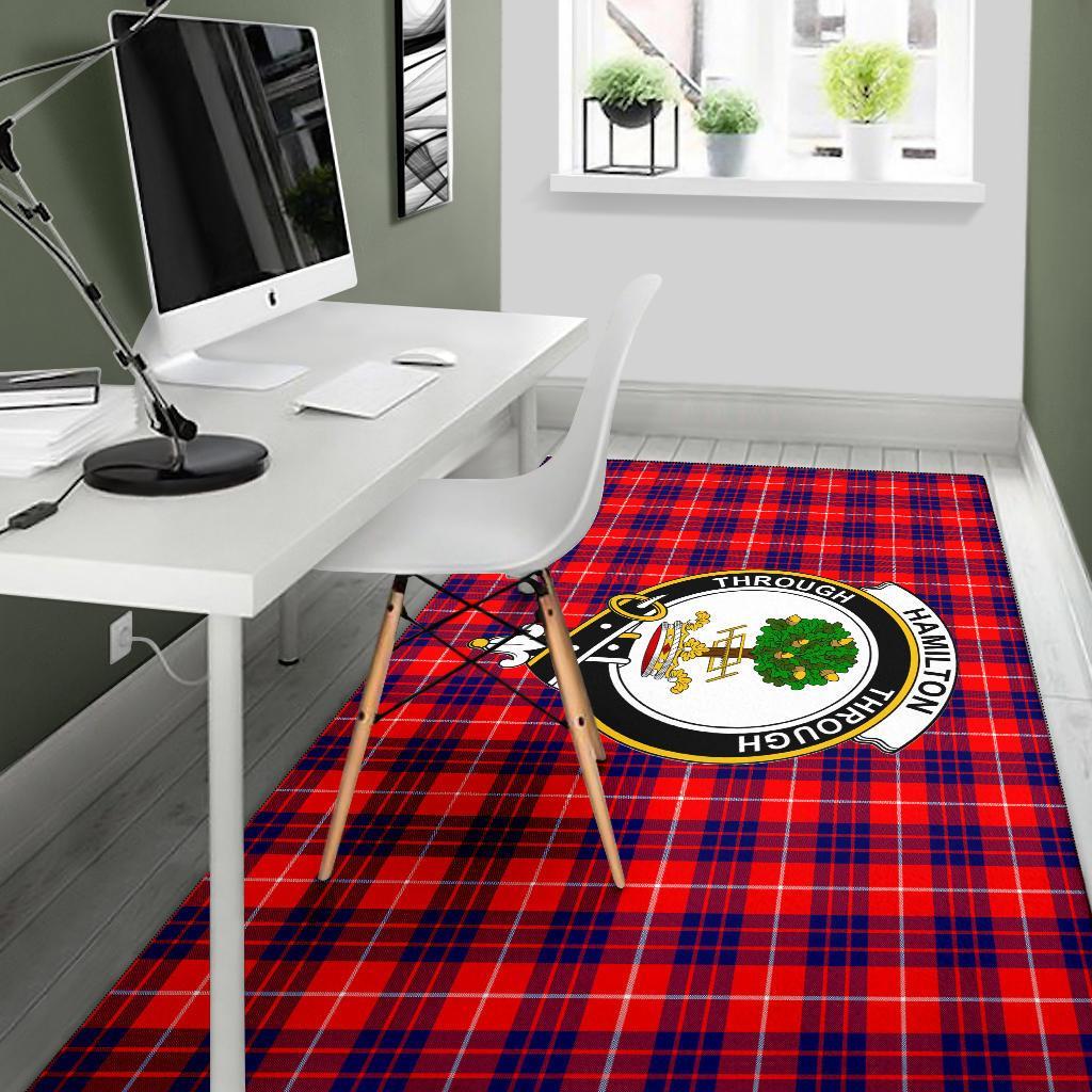 Hamilton Tartan Crest Area Rug