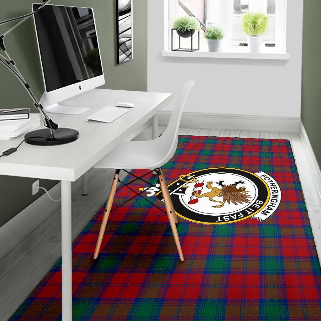 Fotheringham Tartan Crest Area Rug