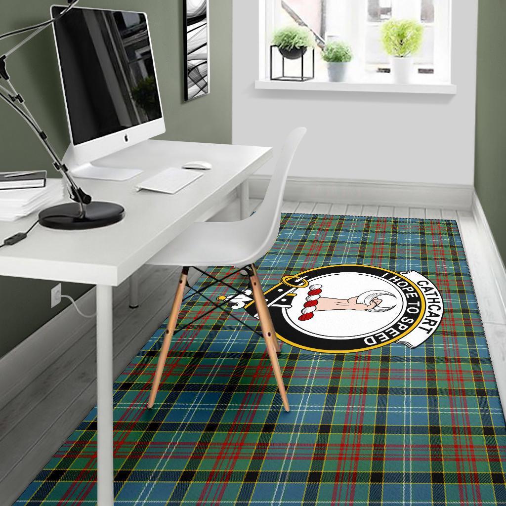 Cathcart Tartan Crest Area Rug