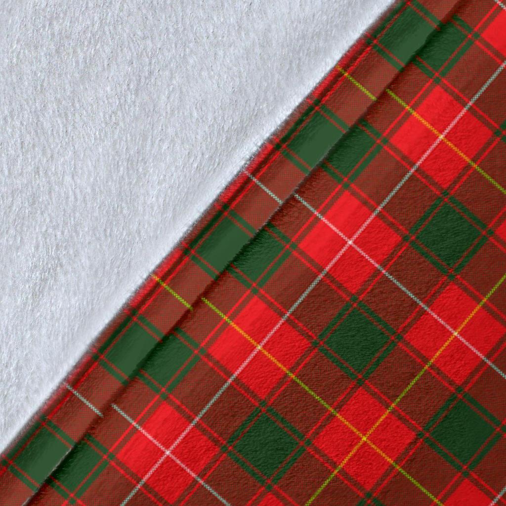 MacFie Tartan Crest Blanket Wave Style