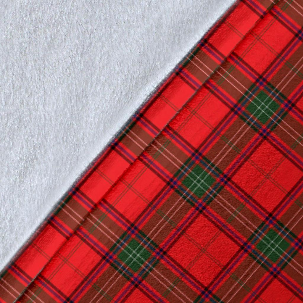 Seton Modern Tartan Crest Blanket Wave Style