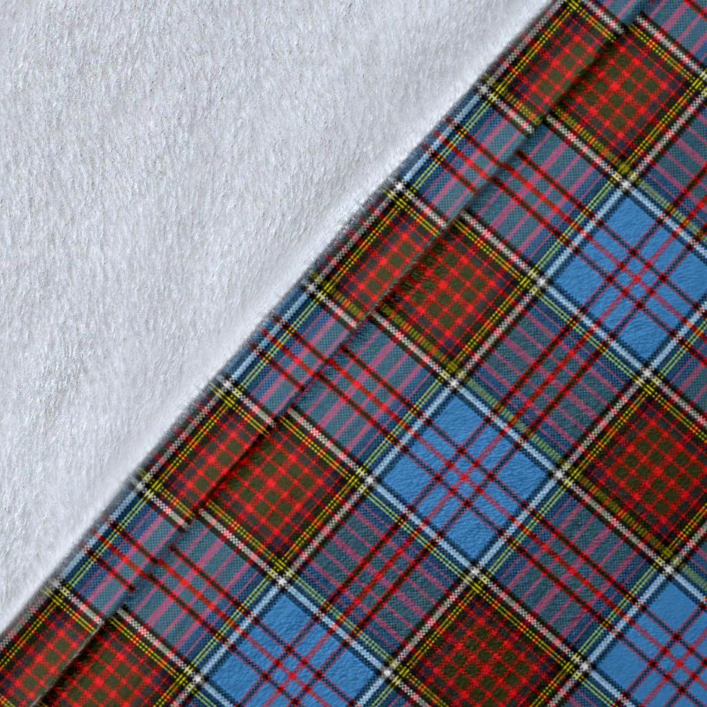 Anderson Modern Tartan Crest Blanket Wave Style