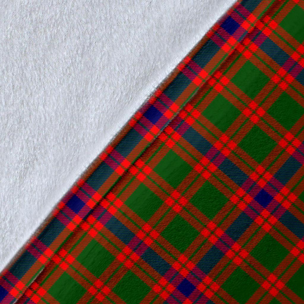 Skene Modern Tartan Crest Blanket Wave Style