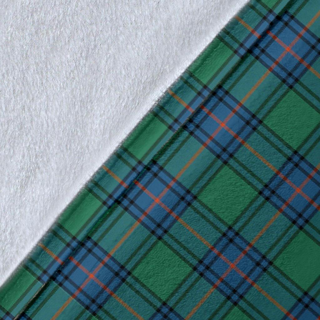 Shaw Ancient Tartan Crest Blanket Wave Style