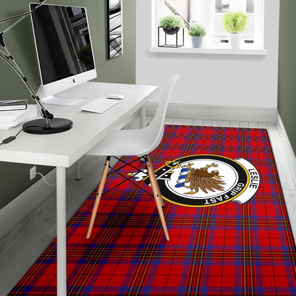 Leslie Tartan Crest Area Rug