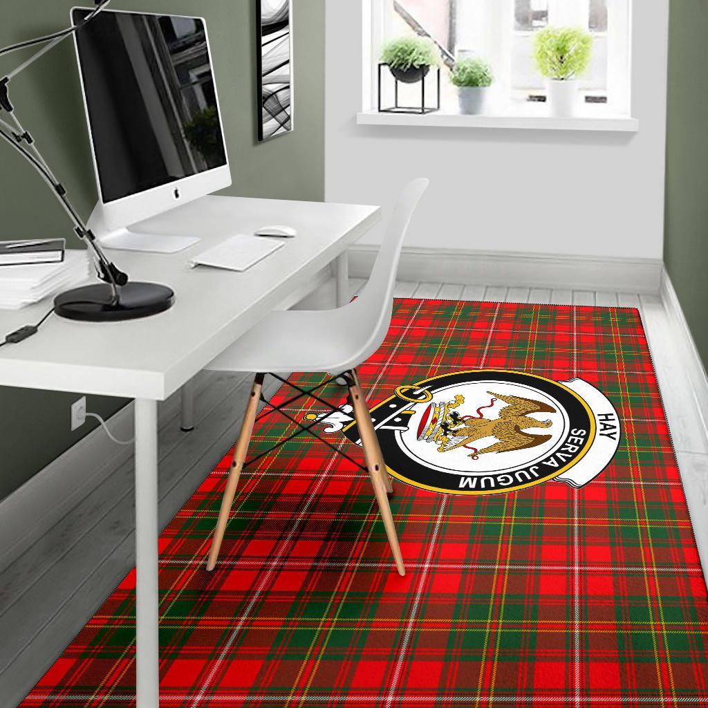 Hay Tartan Crest Area Rug