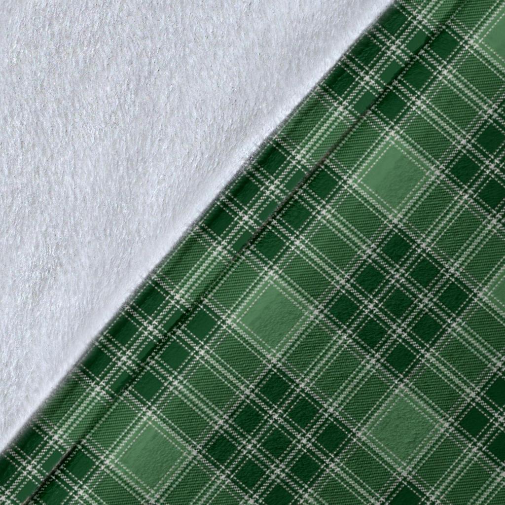 MacDonald Lord of the Isles Hunting Tartan Crest Blanket Wave Style