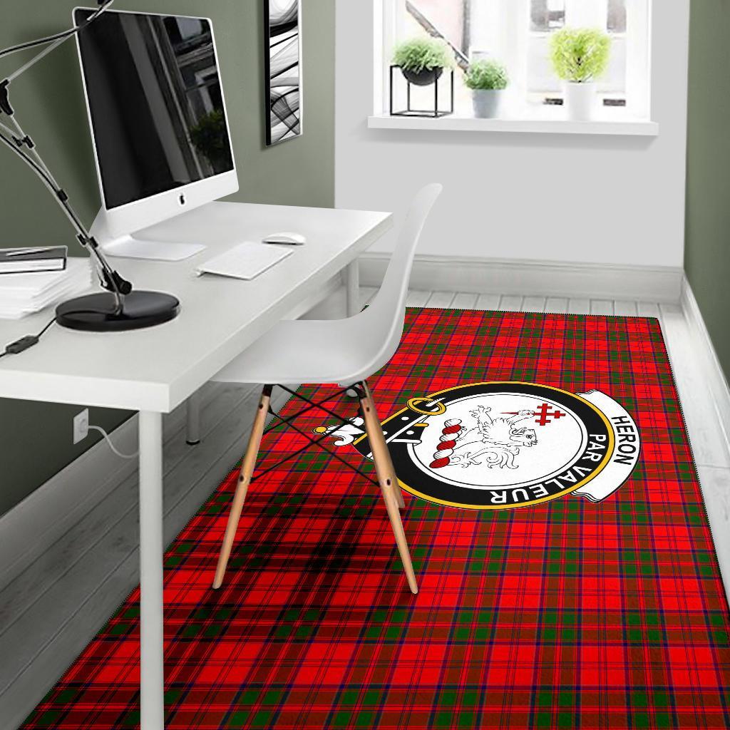 Heron Tartan Crest Area Rug