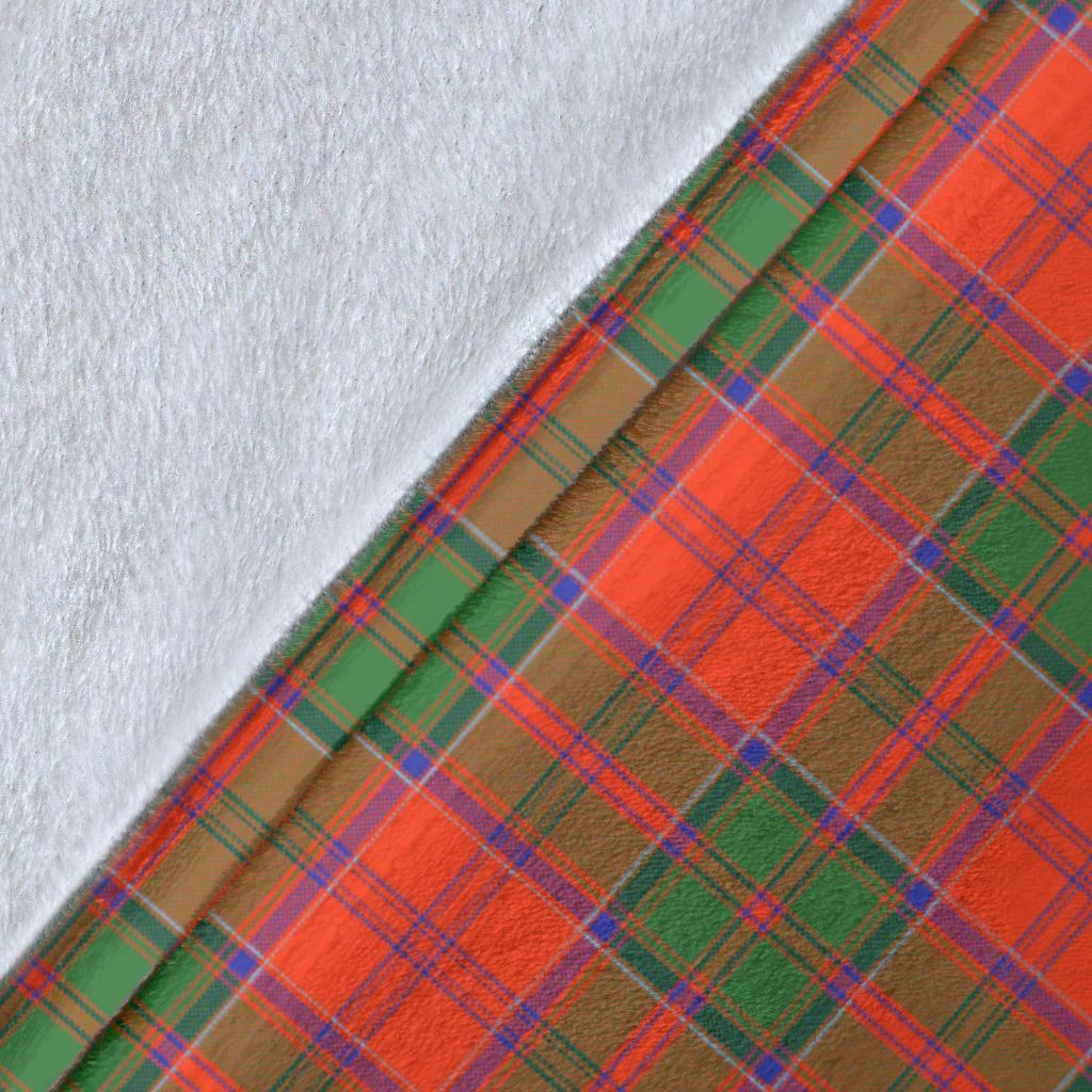 Grant Ancient Tartan Crest Blanket Wave Style