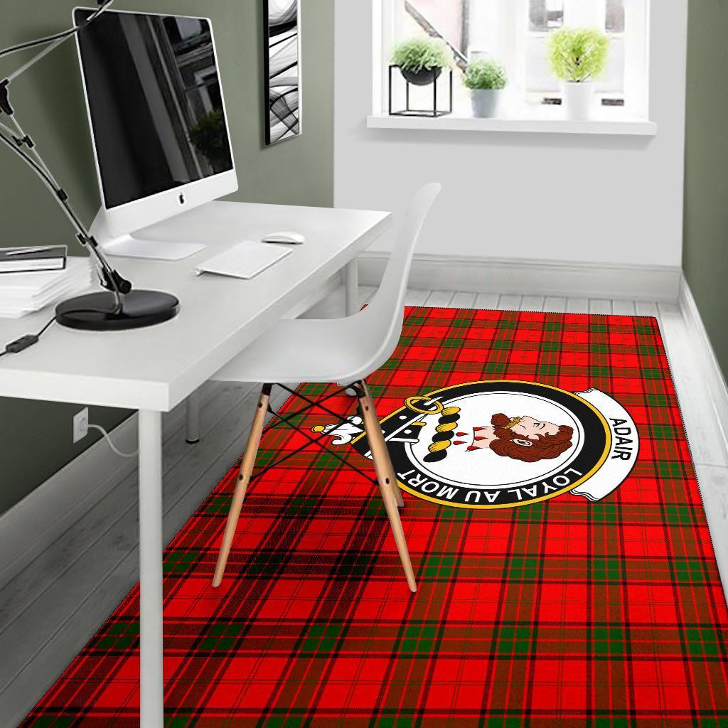 Adair Tartan Crest Area Rug