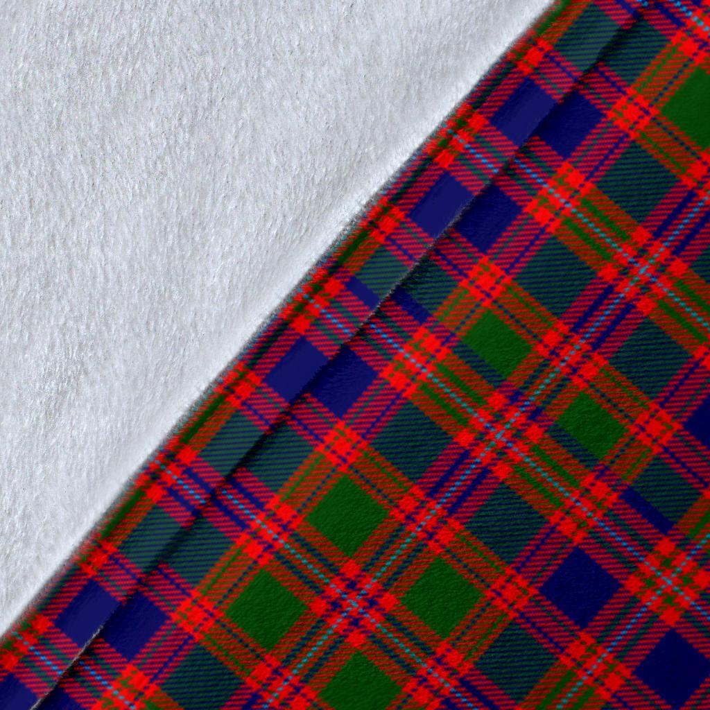 MacIntyre Modern Tartan Crest Blanket Wave Style
