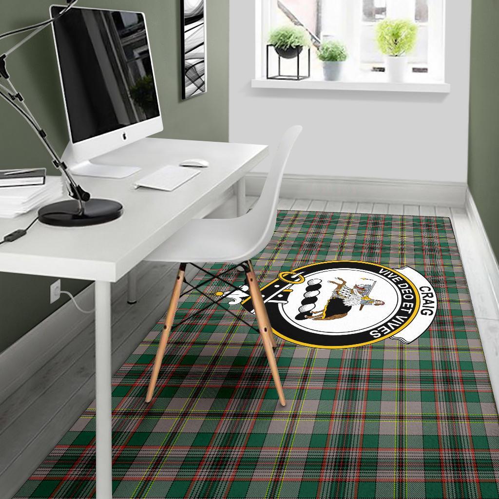 Craig Tartan Crest Area Rug