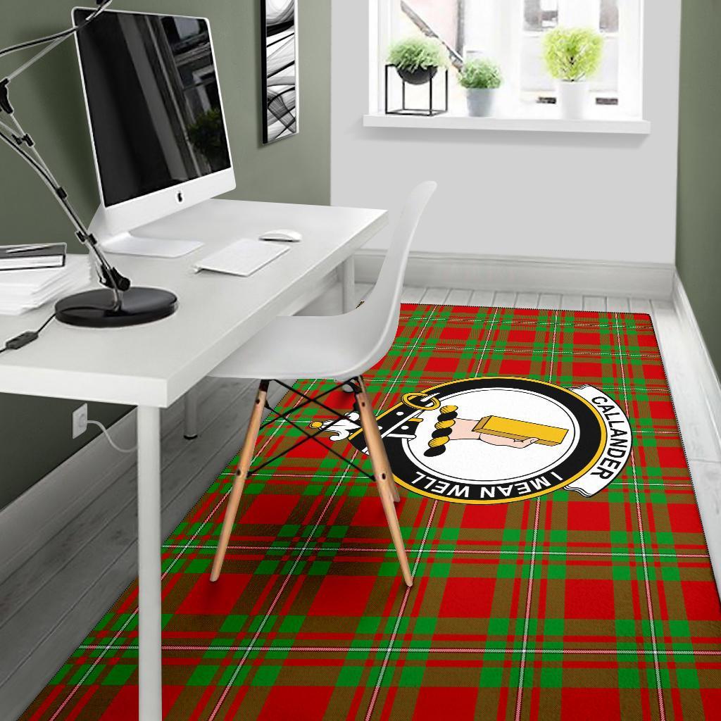 Callander Tartan Crest Area Rug