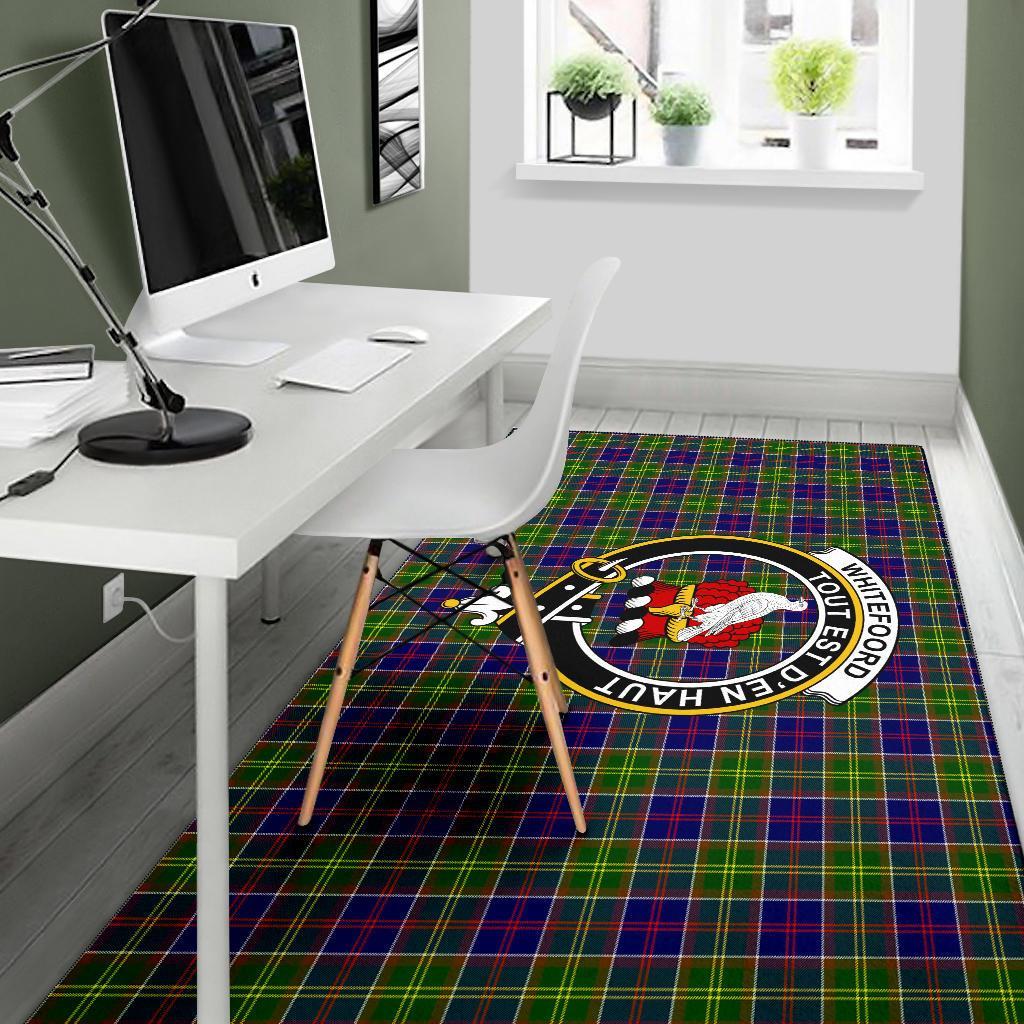 Whiteford Tartan Crest Area Rug