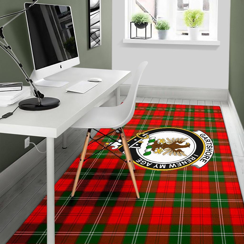 Gartshore Tartan Crest Area Rug