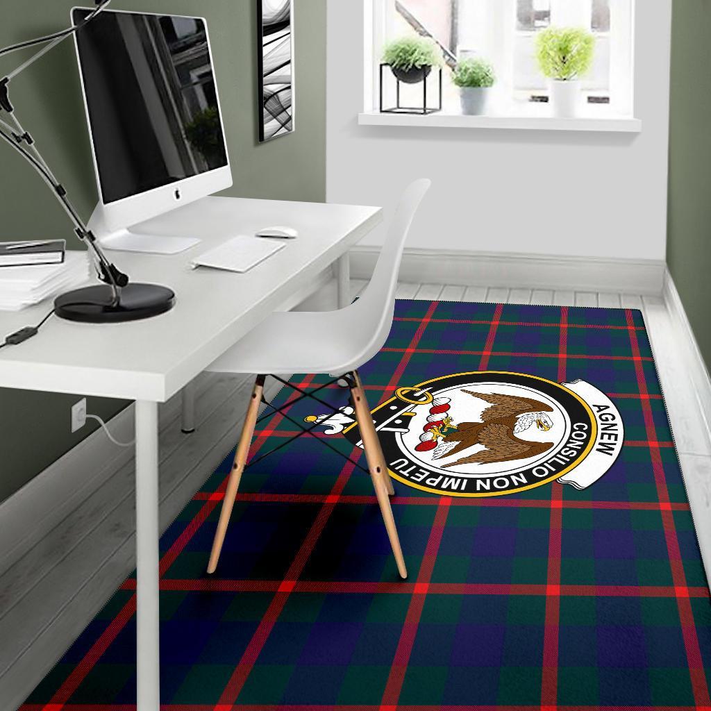 Agnew Tartan Crest Area Rug