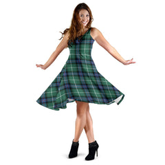 MacDonald of the Isles Hunting Ancient Tartan Midi Dress