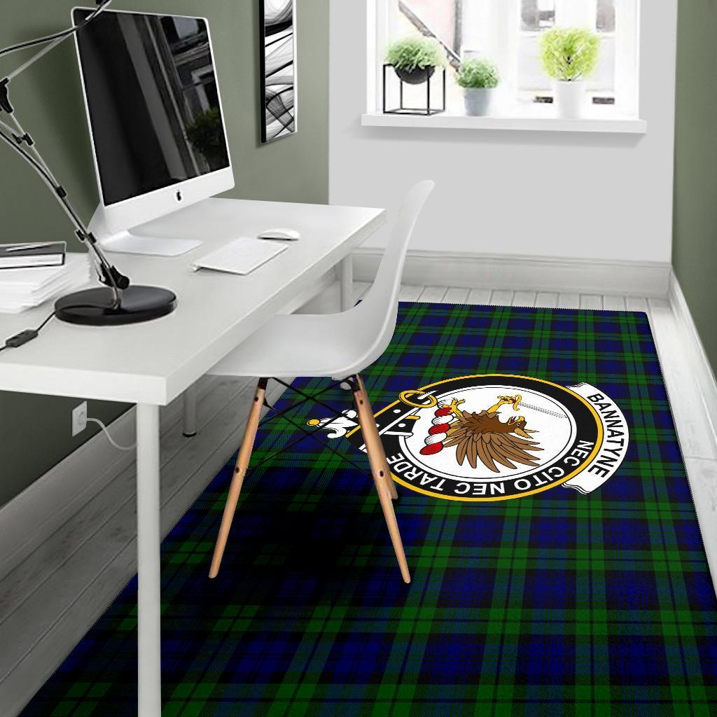 Bannatyne Tartan Crest Area Rug