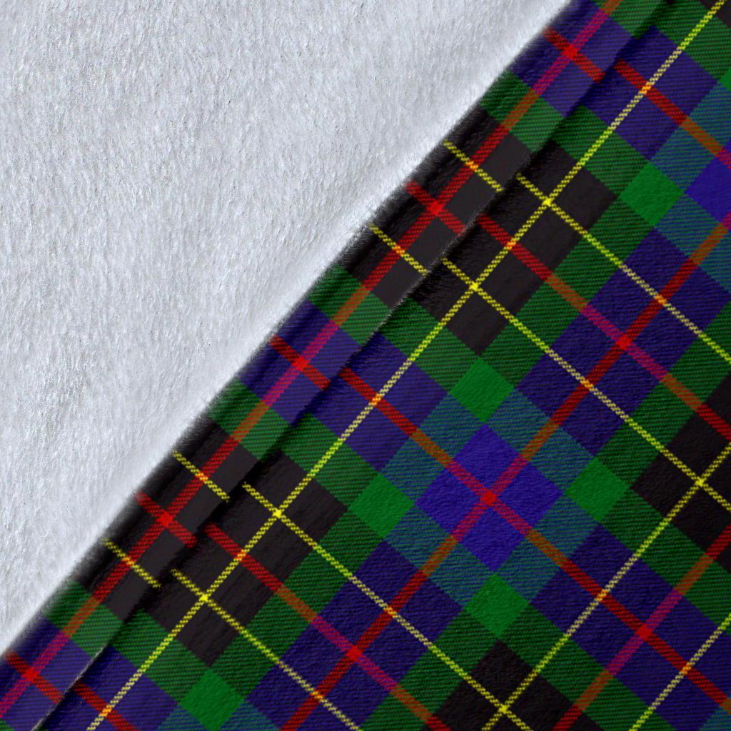 Brodie Hunting Modern Tartan Crest Blanket Wave Style