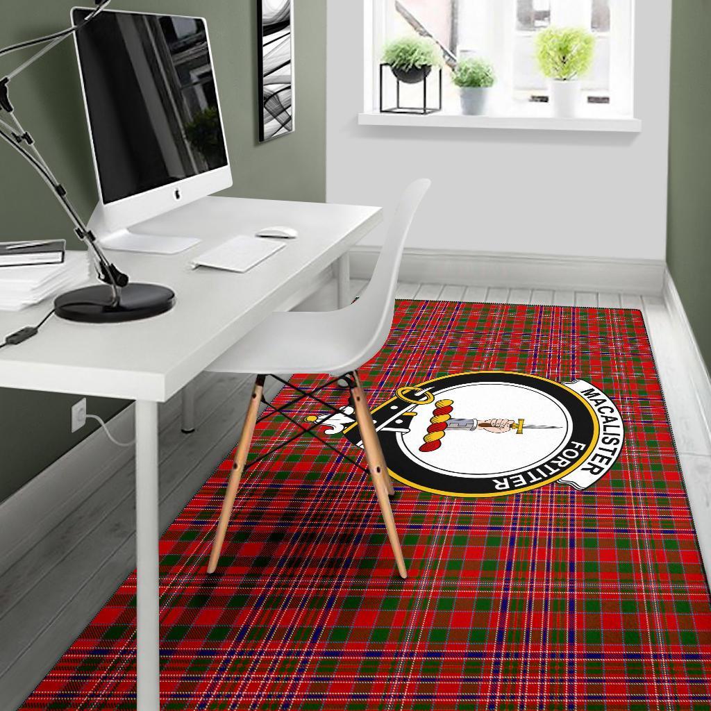 Macalister Tartan Crest Area Rug