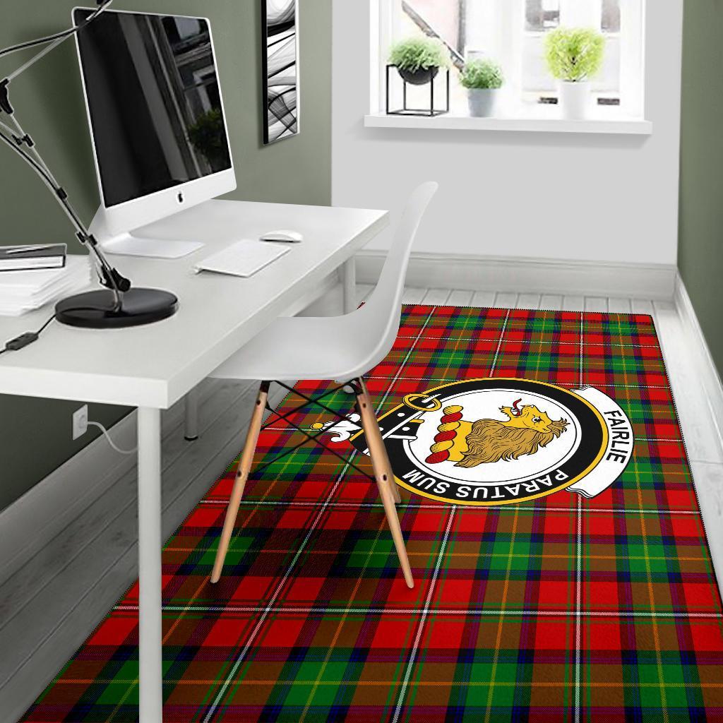 Fairlie Tartan Crest Area Rug