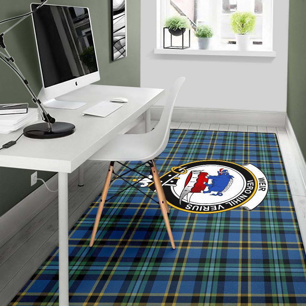 Weir Tartan Crest Area Rug