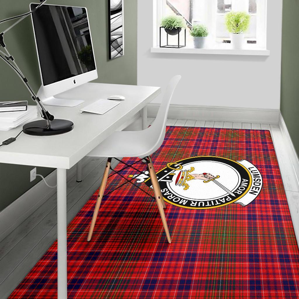 Lumsden Tartan Crest Area Rug