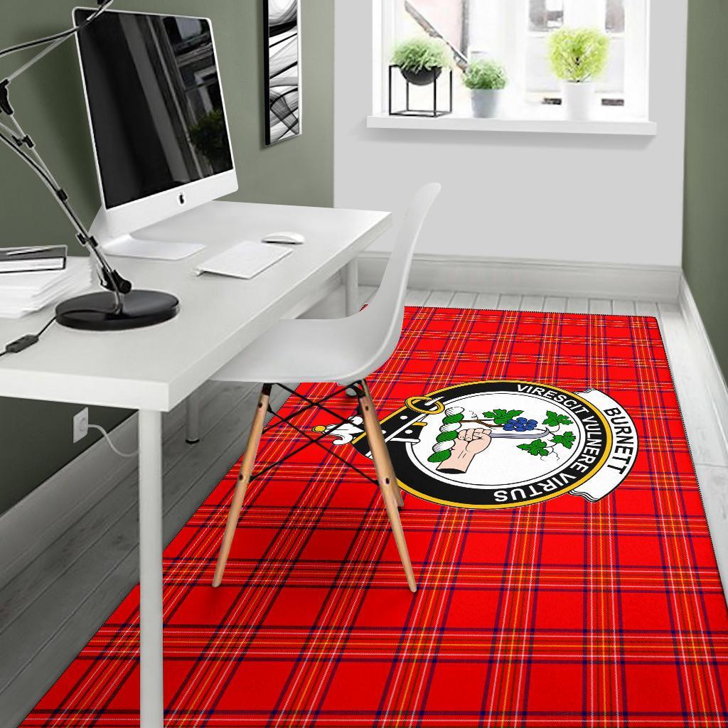 Burnett Tartan Crest Area Rug