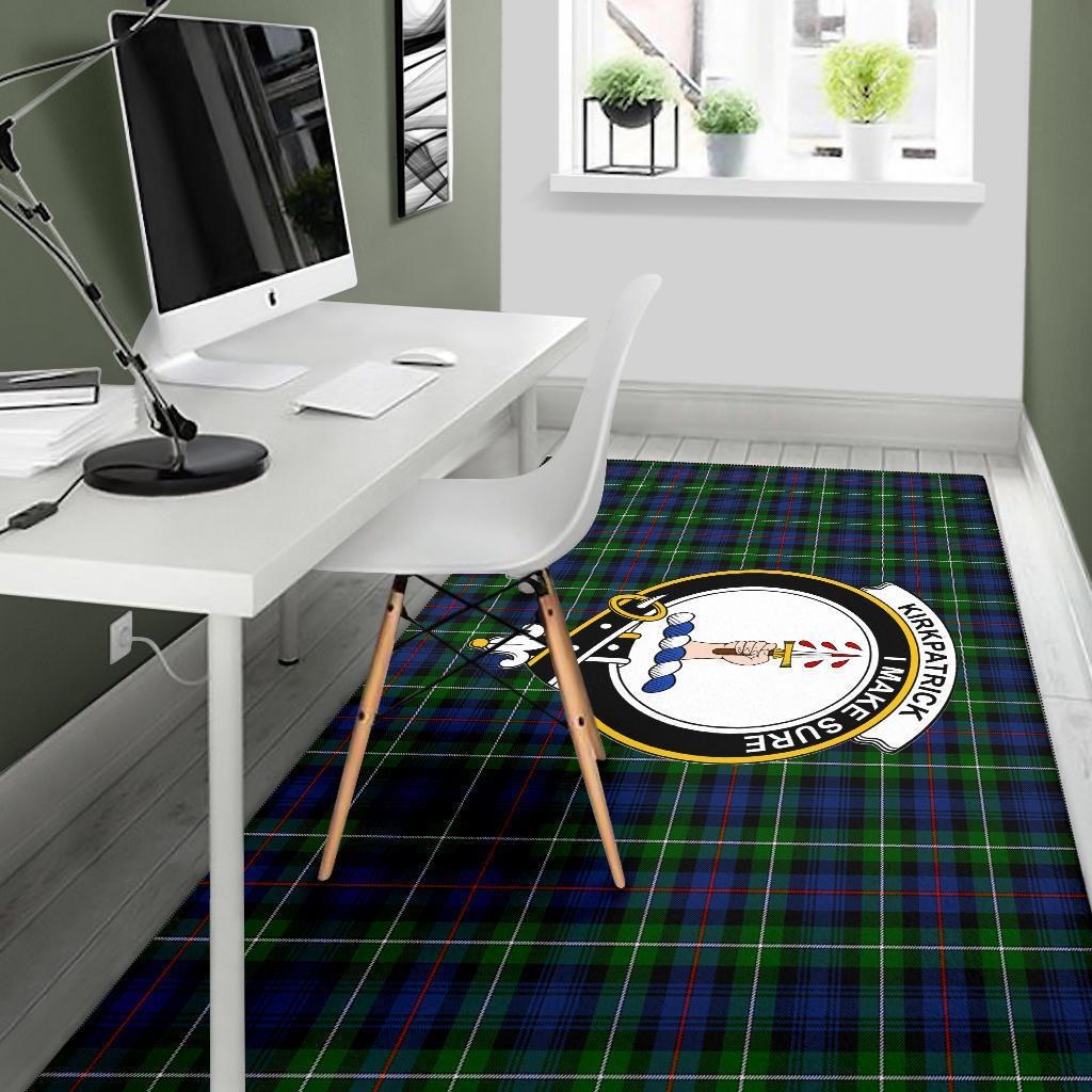 Kirkpatrick Tartan Crest Area Rug