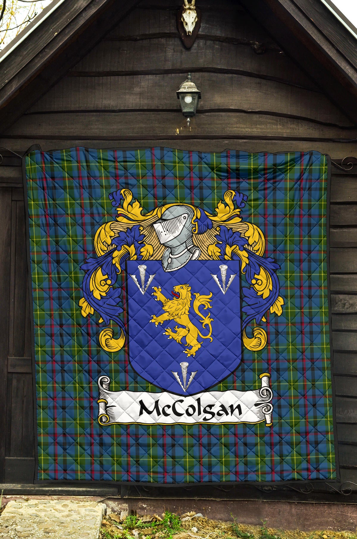 McColgan Tartan Crest Quilt