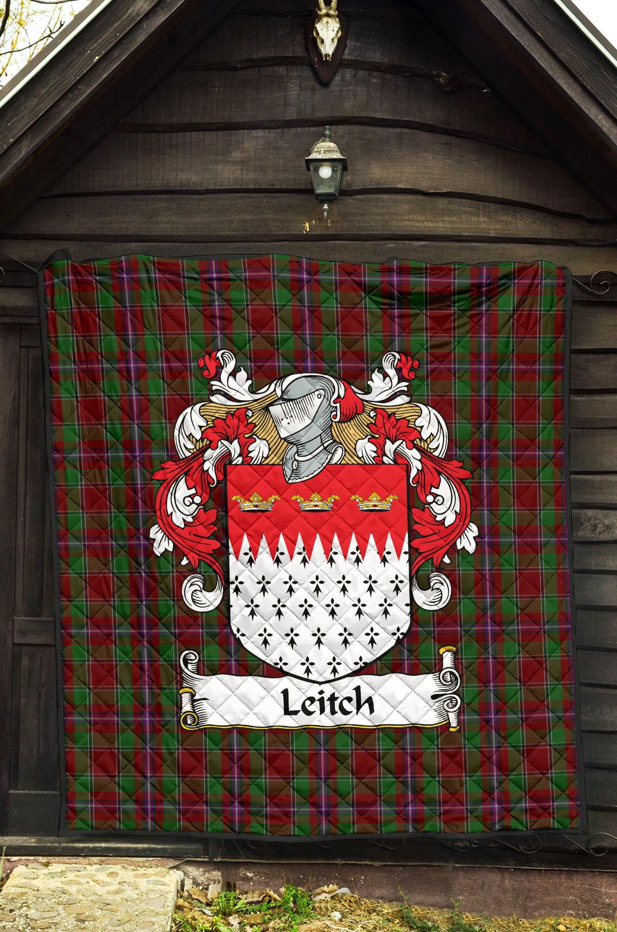 Leitch Crest Tartan Quilt - SP