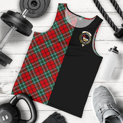 Cook Tartan Crest Men's Tank Top - Cross Style