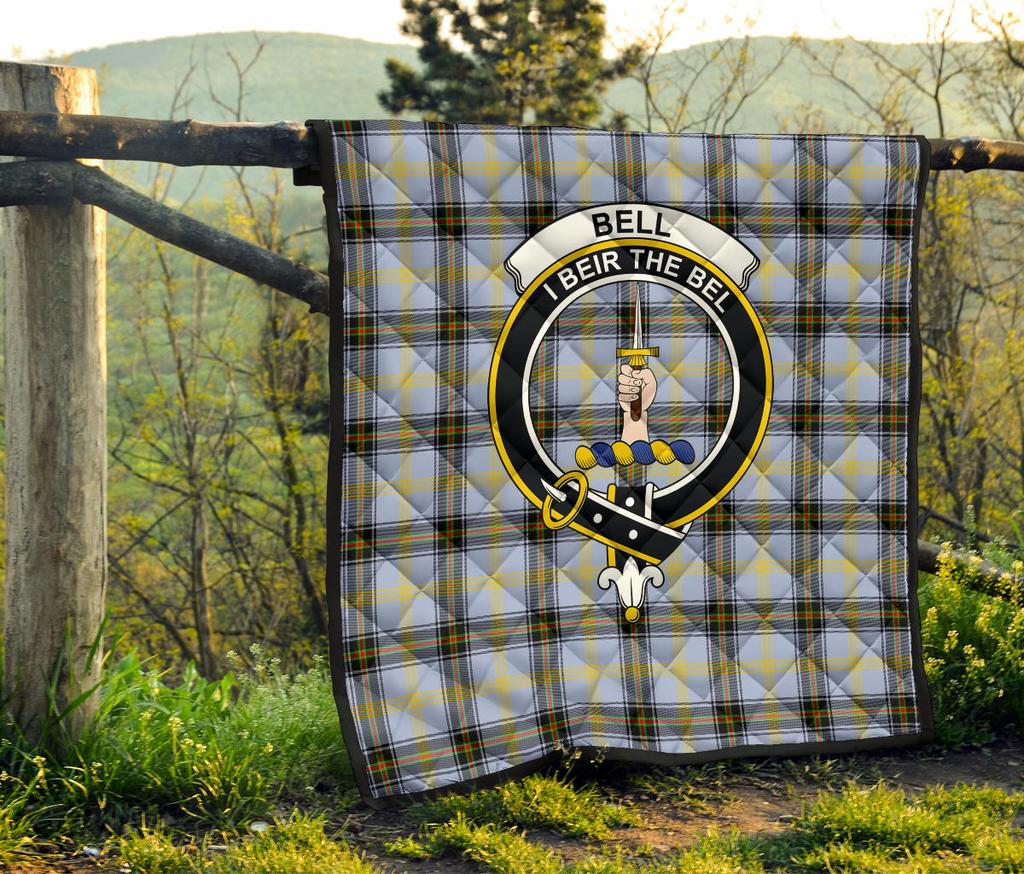 Bell of the Borders Tartan Crest Quilt